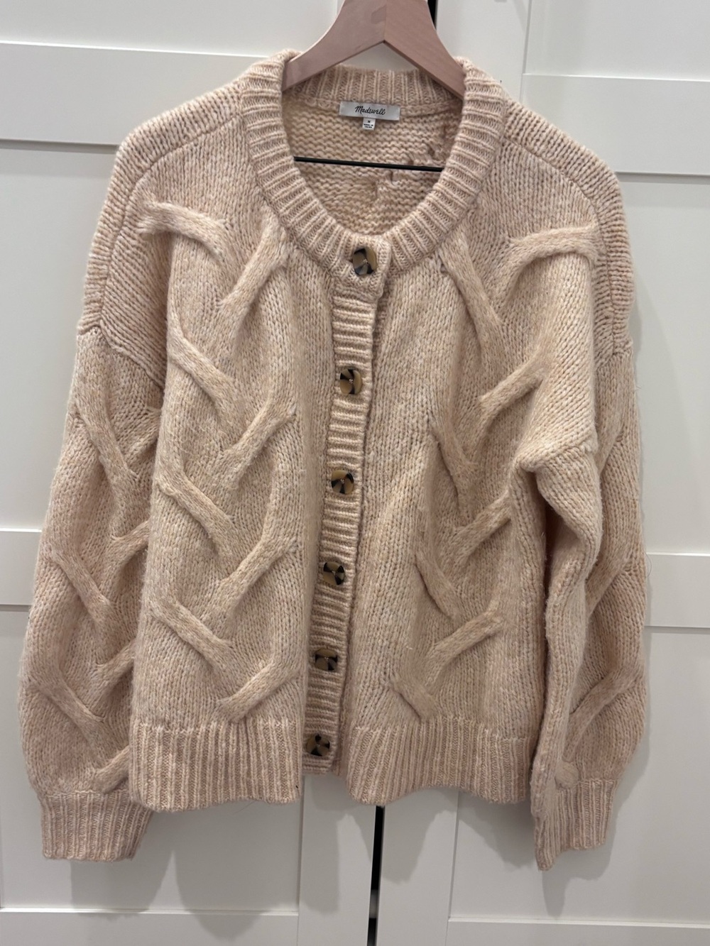 Madewell Cable Ashmont Cardigan